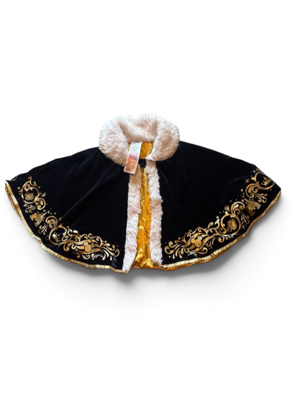 Disney Cruise Blue Velvet Cape One Size Royal Court Tea Princess Shawl